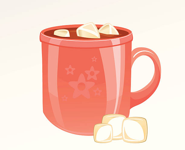 Chocolate caliente - ilustración de arte vectorial