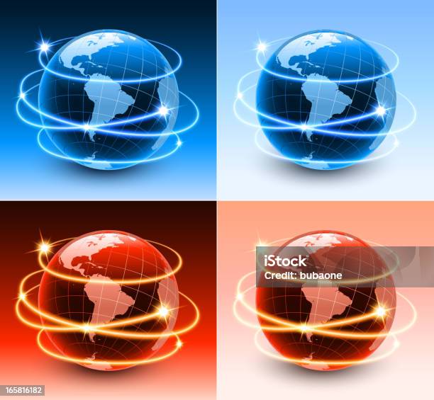 Ilustración de Sudamérica Mundo Abstracto Con Luces De Fondo y más Vectores Libres de Derechos de América del Sur - América del Sur, América del norte, Argentina