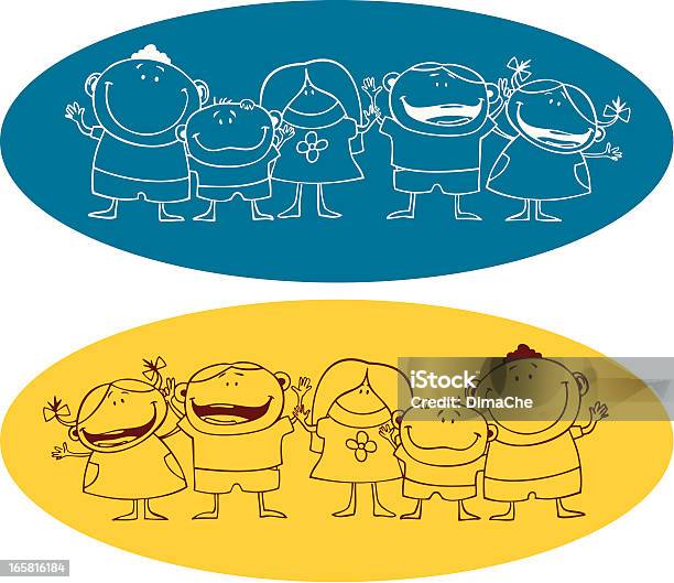 Children Stock Illustration - Download Image Now - Activity, Anthropomorphic Smiley Face, Baby - Human Age