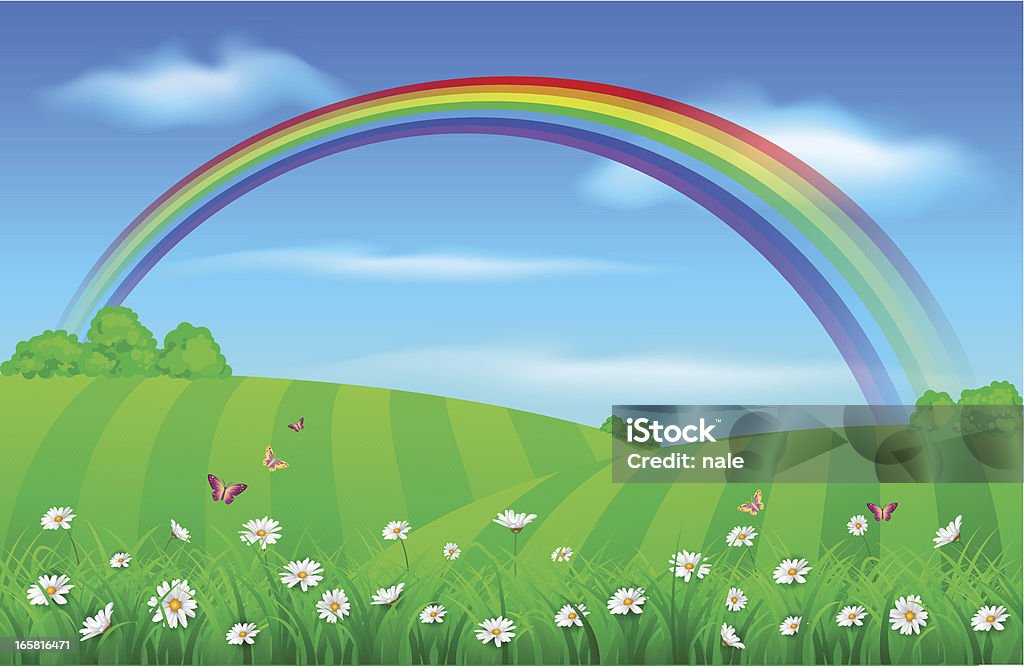 Spring Meadow Graphics Spring Meadow Stock Illustration - Download Image Now - Abstract ...