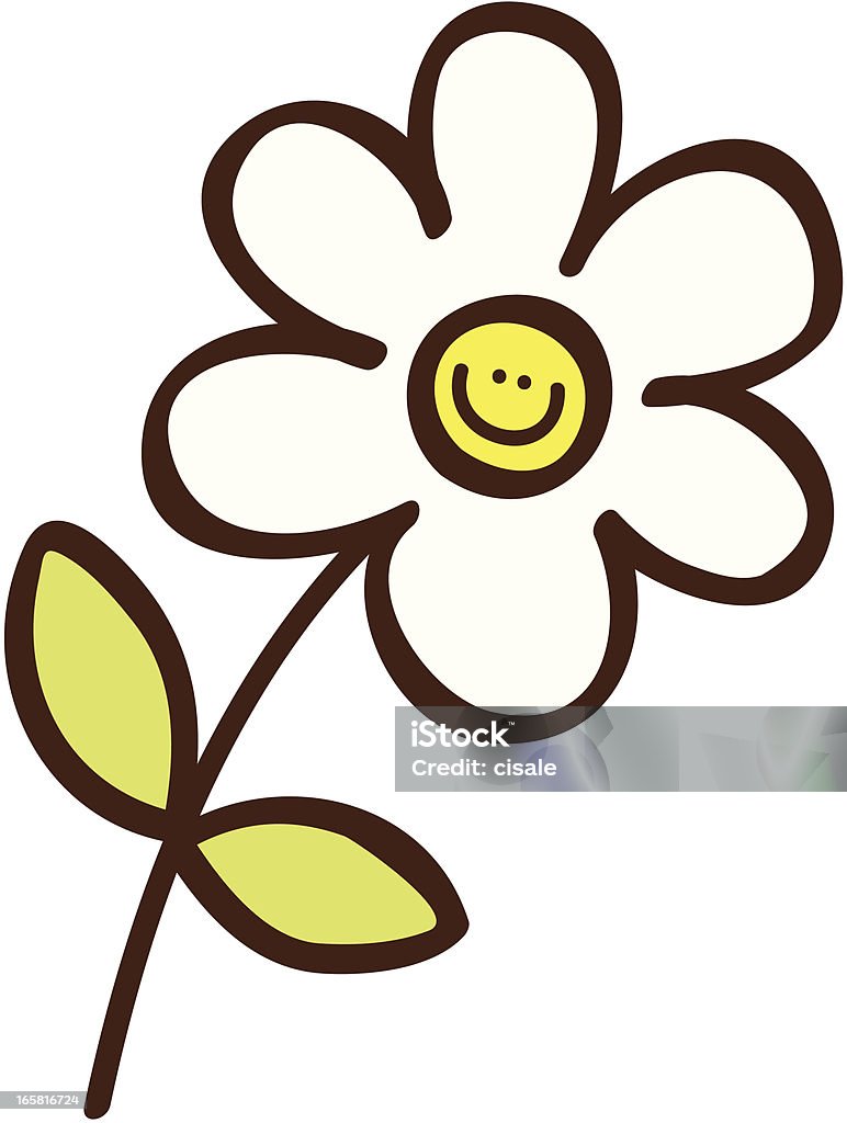 simple flower cartoon illustration ALL KINDS OF MIXED CHILDREN (sort by age to see related cartoons together) Cheerful stock vector