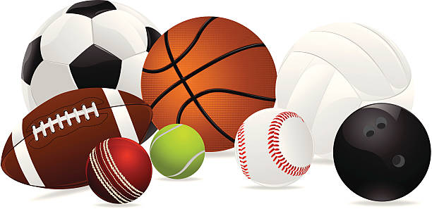 спортивный мяч - sport ball sphere competition stock illustrations