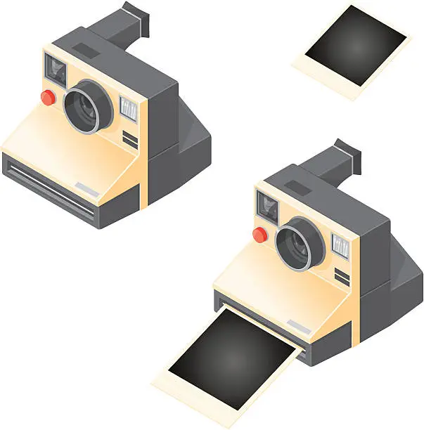 Vector illustration of Retro Camera