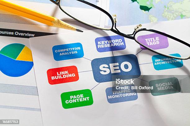 Seo Diagram Stock Photo - Download Image Now - Search Engine, Web Design, Web Page