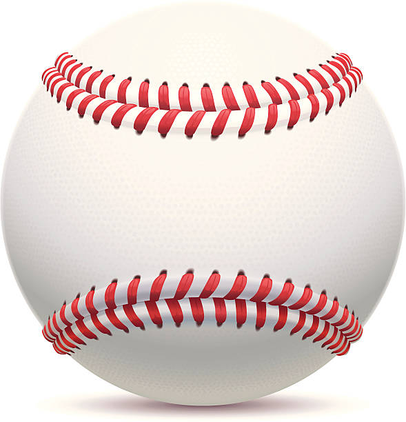 Baseball Realistic vector illustration of a baseball. baseball ball stock illustrations