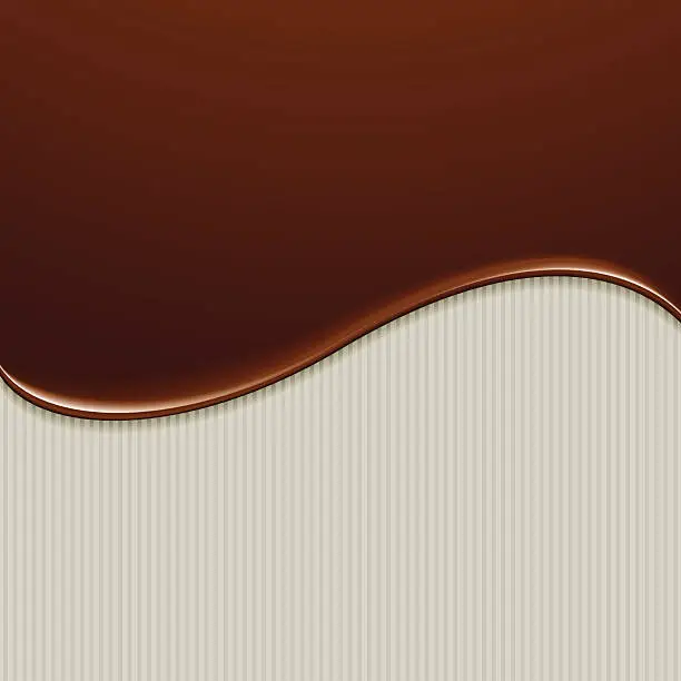 Vector illustration of chocolate drip