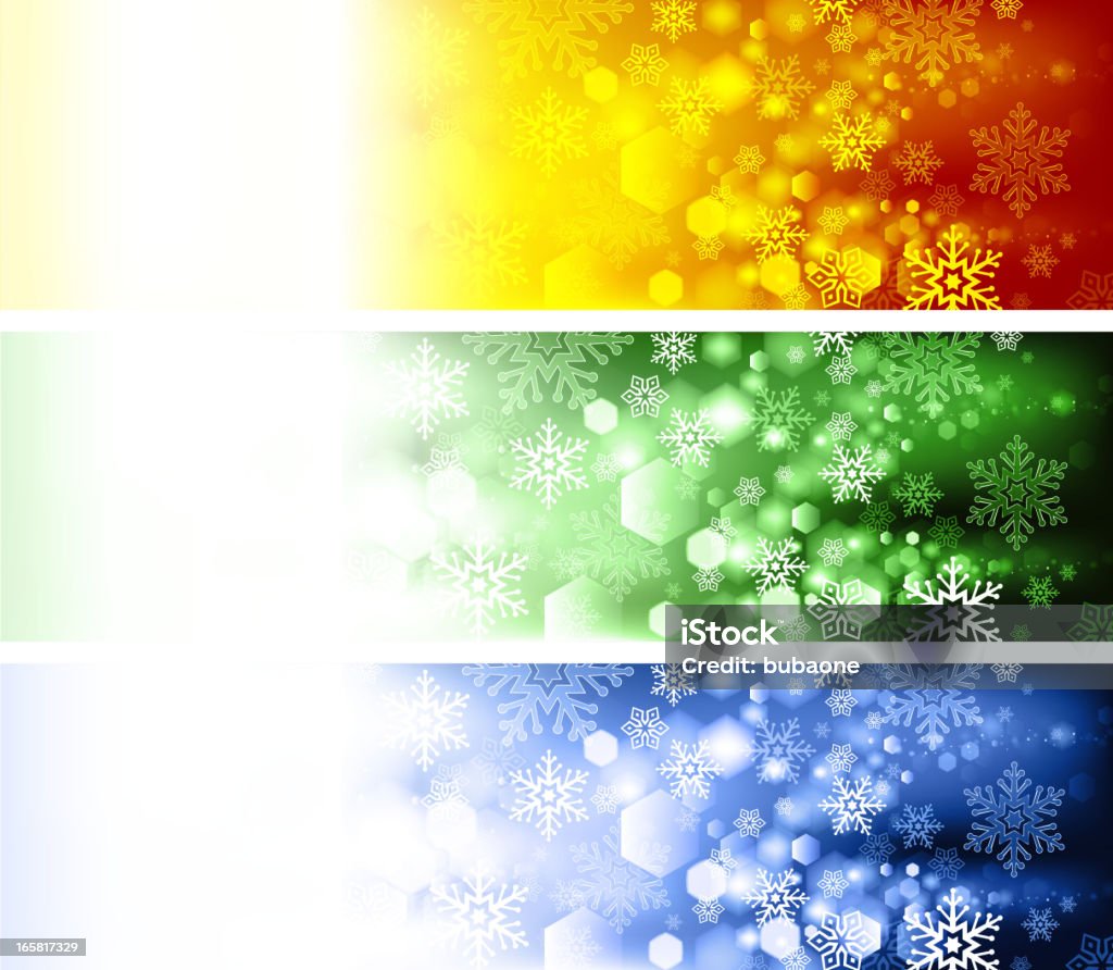 Fond abstrait lumières de Noël avec des flocons de neige. - clipart vectoriel de Abstrait libre de droits