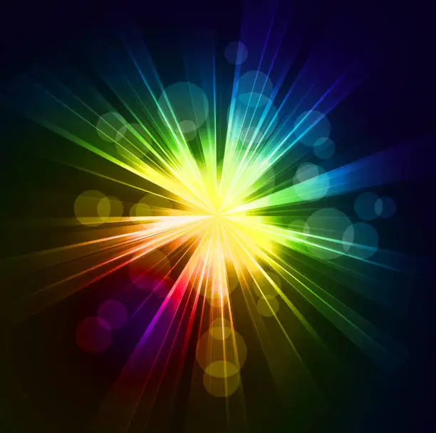 Vector illustration of Starburst Backgrounds