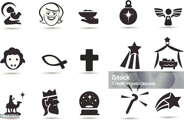 Nativity Icons Stock Illustration - Download Image Now - Icon Symbol, Christmas, Clip Art