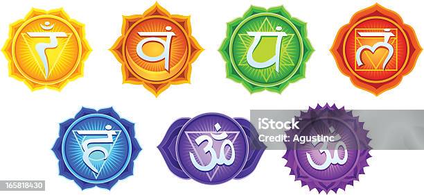 Chakra Symbols Stock Illustration - Download Image Now - Chakra, Mantra, Beauty