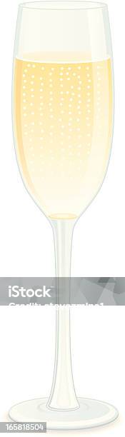 Бокал Для Шампанского — стоковая векторная графика и другие изображения на тему Алкоголь - напиток - Алкоголь - напиток, Без людей, Бокал для шампанского