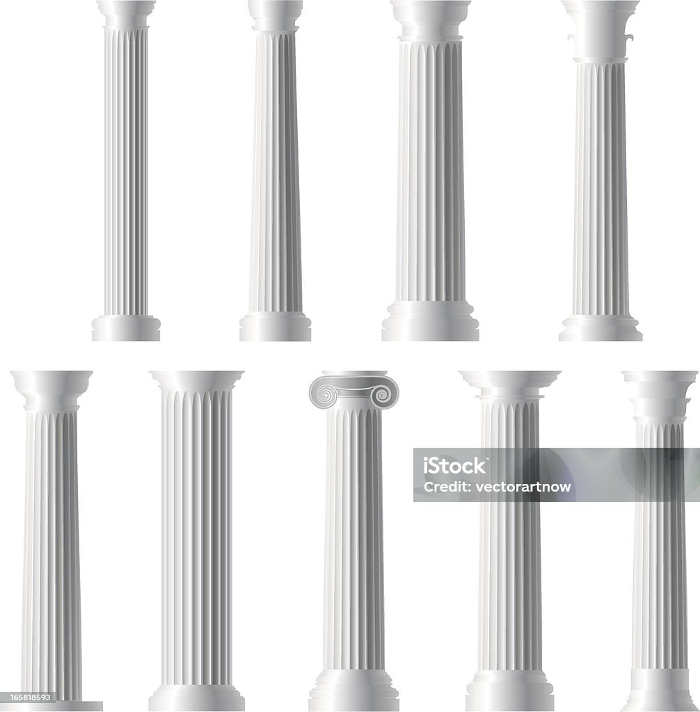 Столбцы и колонны - Векторная графика Колонна роялти-фри