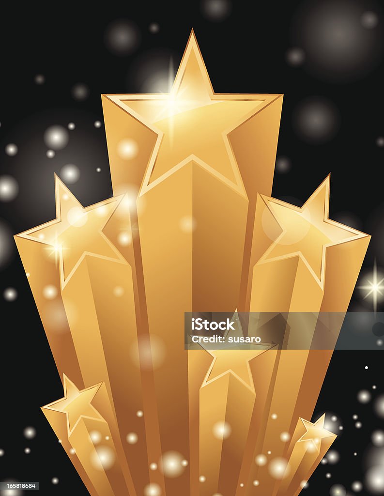 Super Stars Super Star Illustration Background Star Trail stock vector