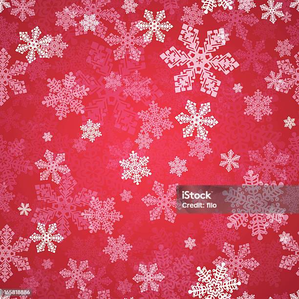 Seamless Da Neve - Immagini vettoriali stock e altre immagini di Carta da regalo natalizia - Carta da regalo natalizia, Rosso, Sfondi