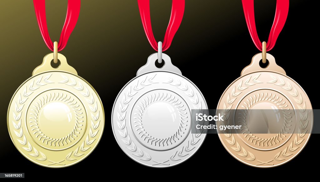 Medaillen - Lizenzfrei Internationales Sportereignis Vektorgrafik