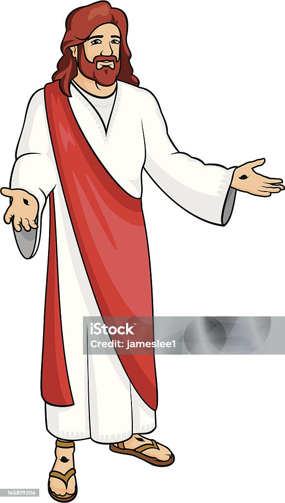 Jesús Resurrected - arte vectorial de Jesucristo libre de derechos