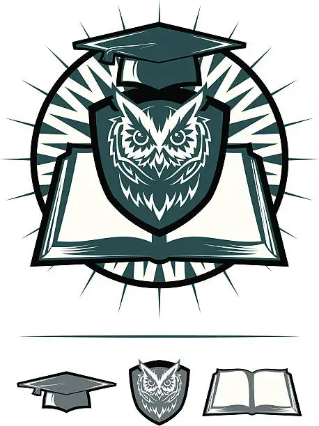 Vector illustration of Science emblem