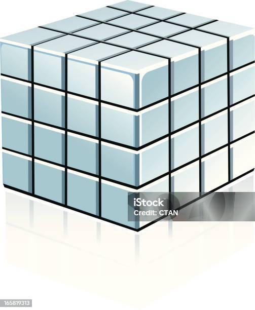 Perfect Cube Shape Block Cube Stock Illustration - Download Image Now - Puzzle Cube, Block Shape ...