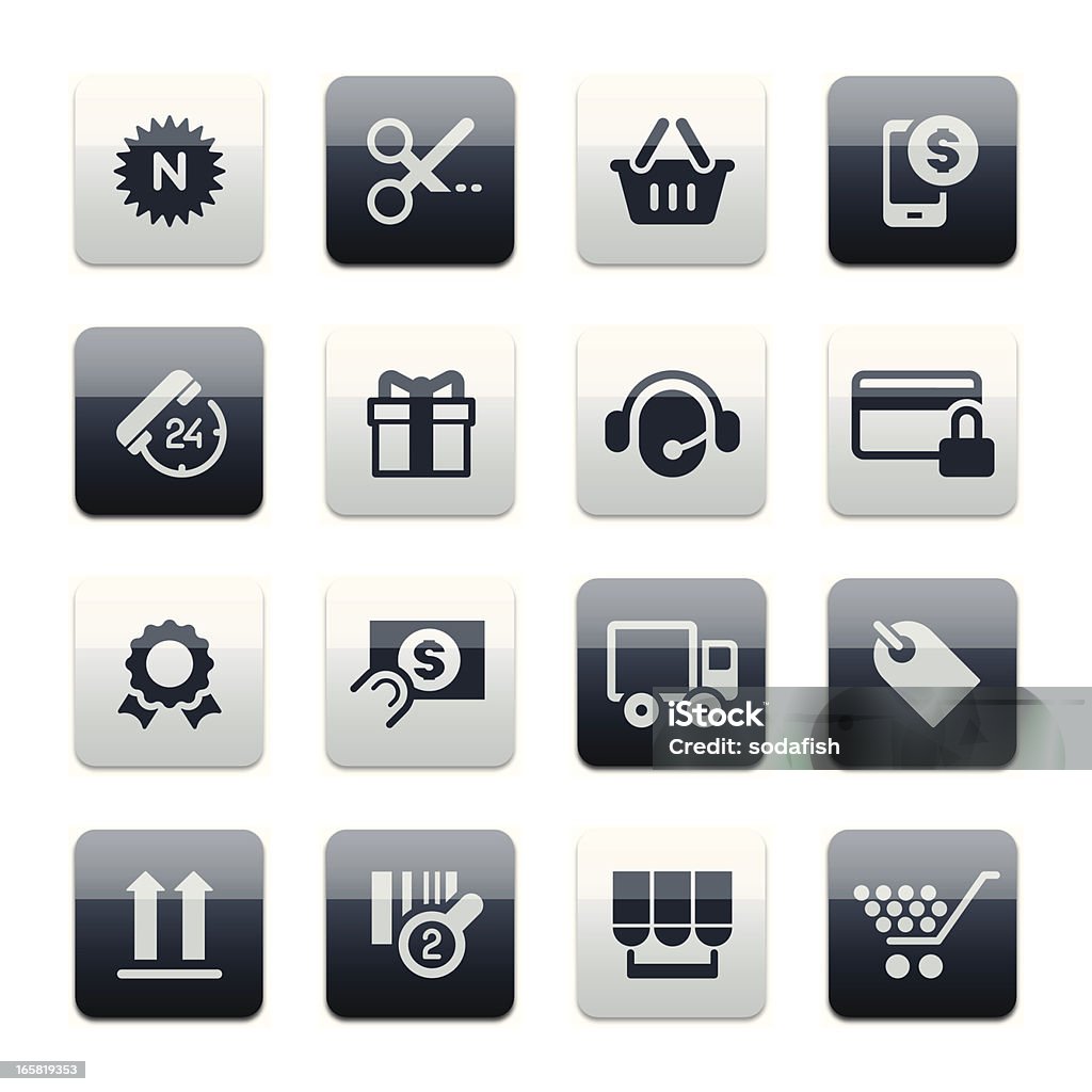 Compras icons/spark *series - Vetor de Agente de atendimento ao cliente royalty-free