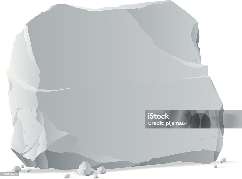 Камень - Векторная графика Глыба роялти-фри