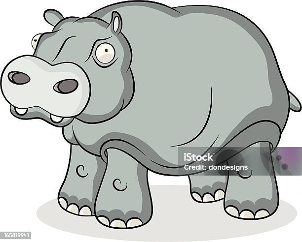 Hippopotamus Stock Illustration - Download Image Now - African Culture, Animal, Cartoon