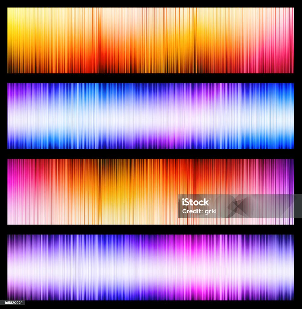 Bannières colorées - clipart vectoriel de Abstrait libre de droits