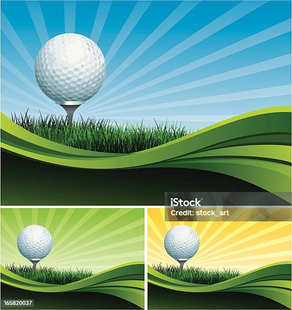 골프 배경기술 배경-주제에 대한 스톡 벡터 아트 및 기타 이미지 - 배경-주제, 골프, 녹색