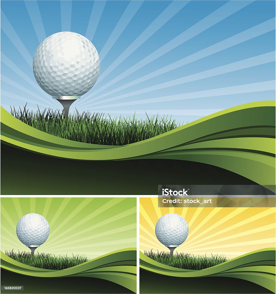 Fundo de golfe - Vetor de Plano de Fundo royalty-free