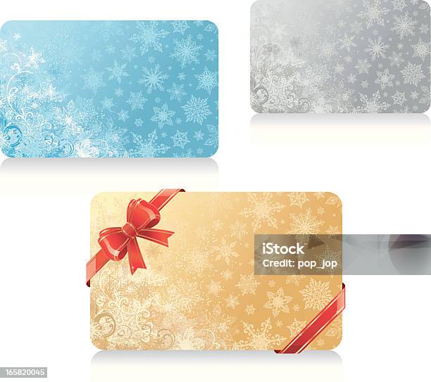Cartescadeaux De Noël Vecteurs libres de droits et plus d'images vectorielles de Beauté - Beauté, Bleu, Brillant
