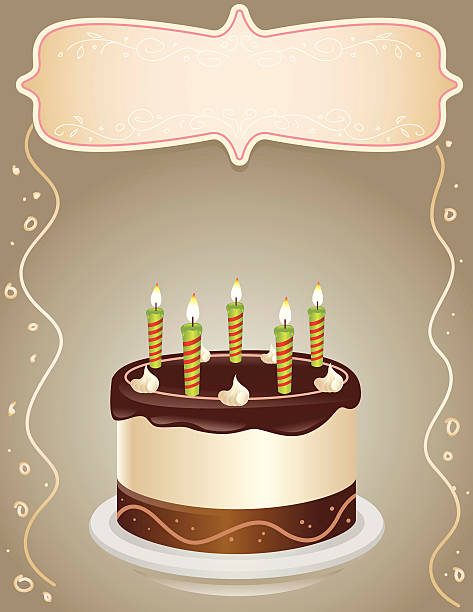 Birthday Cake Illustration Birthday Cake Illustration birthday cake green stock illustrations