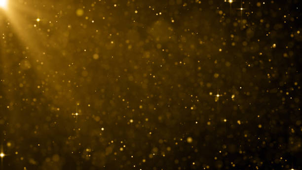 istock Particles gold glitter bokeh award dust abstract background 1658217461