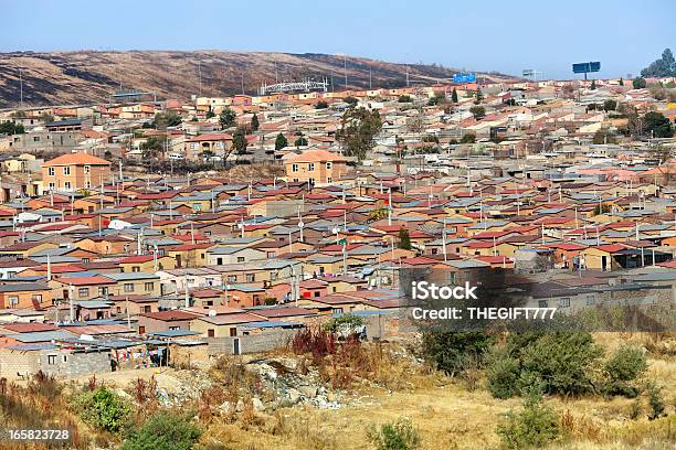 Panoramic View Of Houses In Alexandra Township Johannesburg Stock Photo - Download Image Now