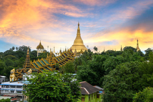 istock Yangon Myanmar at Shwedagon Pagoda 1658252417