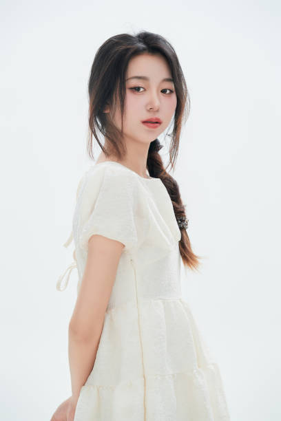 istock A Chinese female college student against a white background 1658276508