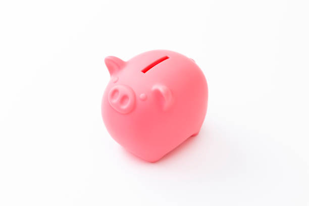 istock Pig piggy bank on a white background. 1658300690