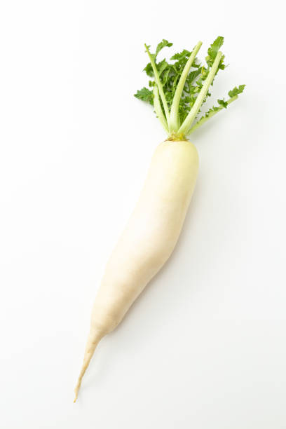 istock Japanese radish on a white background. 1658304032