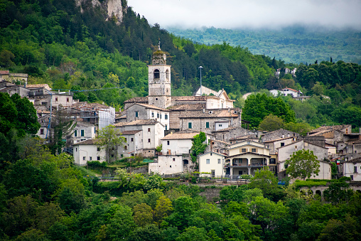 Town of Caramanico Terme in Italy