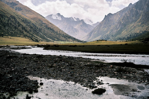 istock Mountain valley view in the end of summer 1658492938