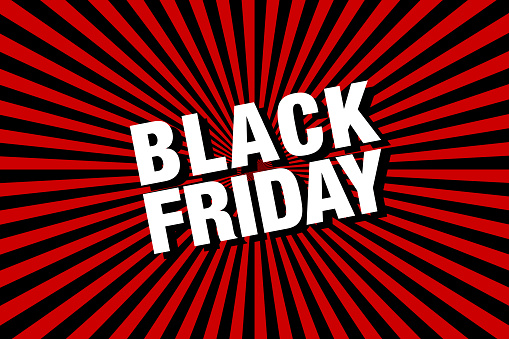 Vector Black Friday advertisement. Carefully layered and grouped for easy editing.
