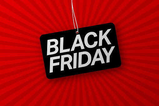 Vector Black Friday advertisement. Carefully layered and grouped for easy editing.