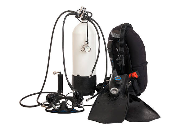 equipo de buceo - diving equipment fotografías e imágenes de stock