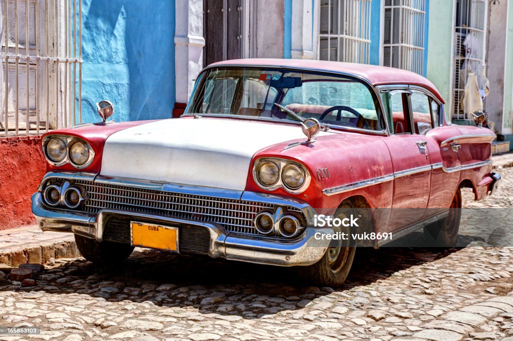 Clássico antigo carro em Trindade - Royalty-free 1950-1959 Foto de stock