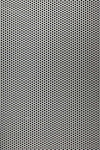 metal texture matt, silver, perforated metal texture with mesh wire mesh stock pictures, royalty-free photos & images