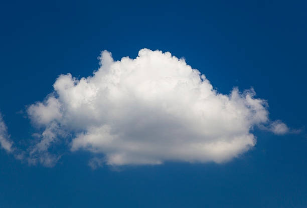 isolated cloud over blue sky stock photo