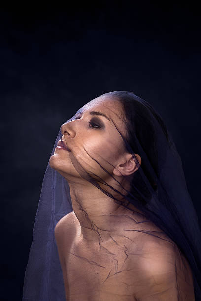 istock woman wearing a veil 165853441