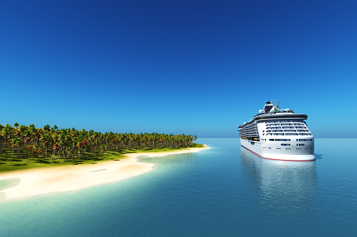 Cozumel, Mexico - March 21, 2011: Passengers disembark from the Carnival Dream during a port stop on 7-day Western Caribbean cruise