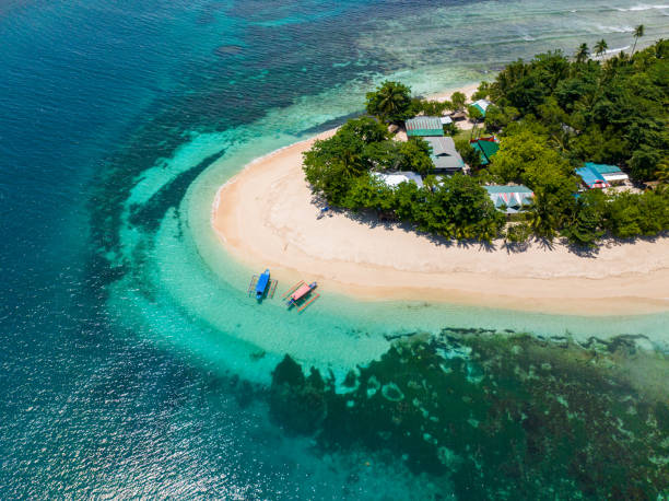 istock Sandy beach in San Victor Island in the Philippines. 1658555564