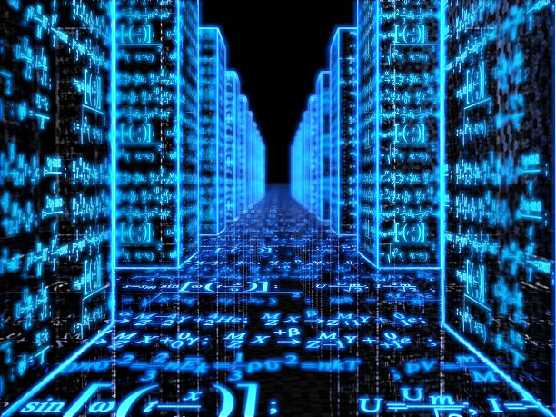 fundo de fórmulas - mathematical symbol complexity formula network server imagens e fotografias de stock