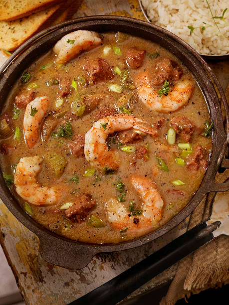 istock Shrimp and Sausage Gumbo 165857271
