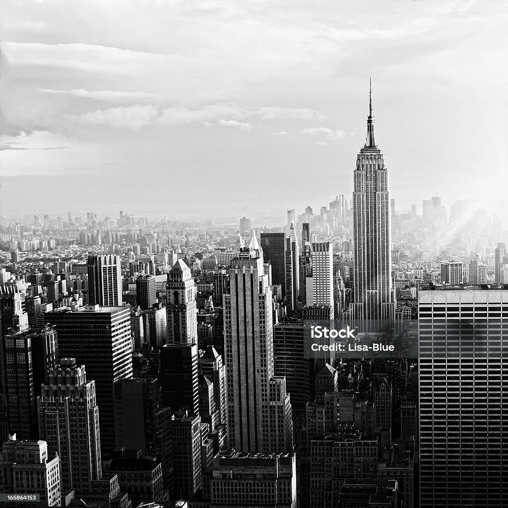 Skyline.Black et blanc de New York - Photo de New York City libre de droits